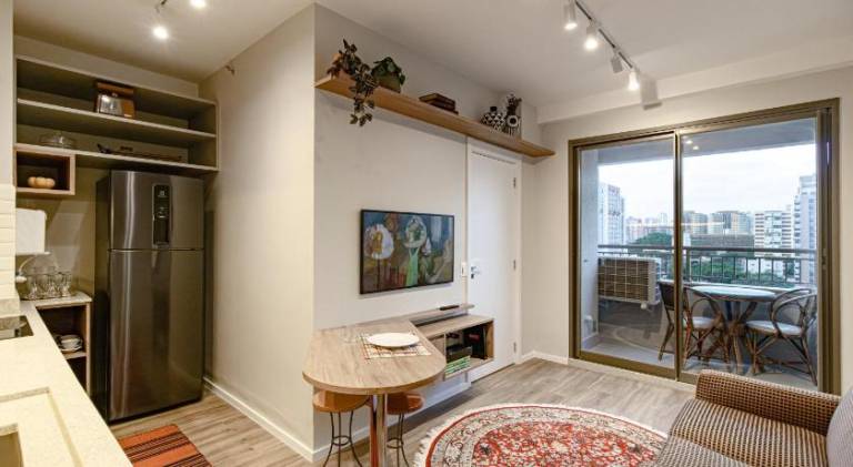 Pleasant apartment with pool | Perfect for remote work | Pets allowed in Olímpia