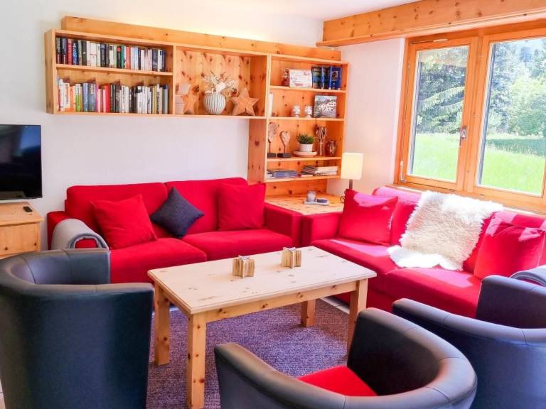 Ferienwohnung mit Hund in Pontresina f&uuml;r max. 7 Personen
