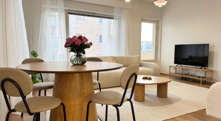 Holiday apartment with sauna | Near Arktikum Science Museum in Rovaniemi