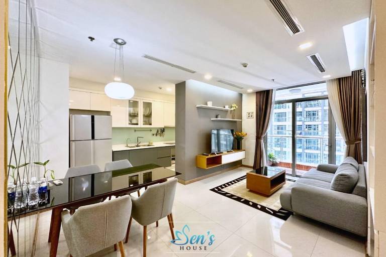 Modern 2BR Apt at At Park 2-Vinhomes Central Park in Ho Chi Minh City