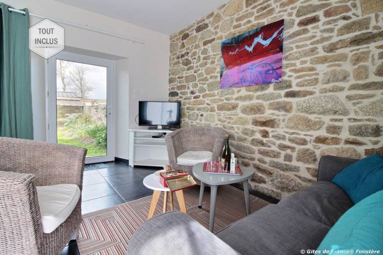 Ferienhaus in Ploudalmézeau f&uuml;r max. 4 Personen am Atlantik