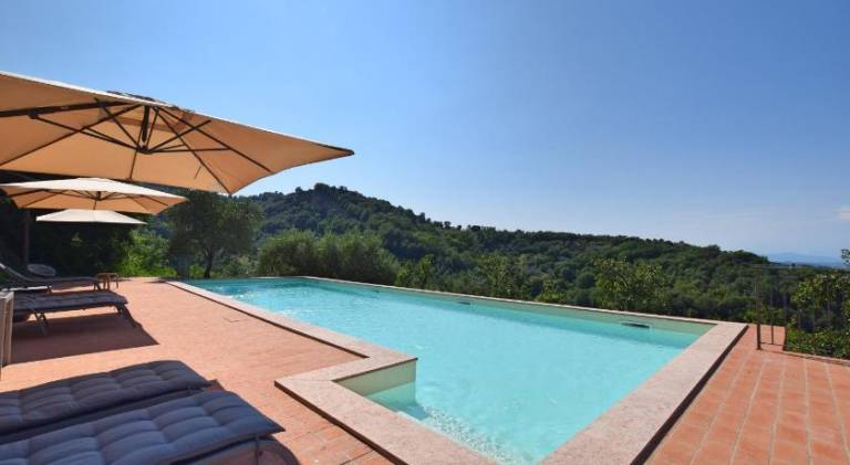 Serviced apartment with barbecue, patio & pool | Pets are welcome in Volterra