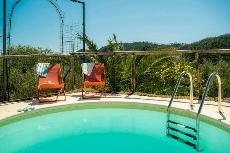 Sea view villa among Magliolo olive trees in Nova Ponente
