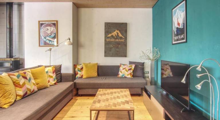 Rental apartment with yard, terrace & barbecue in Chamonix-Mont-Blanc