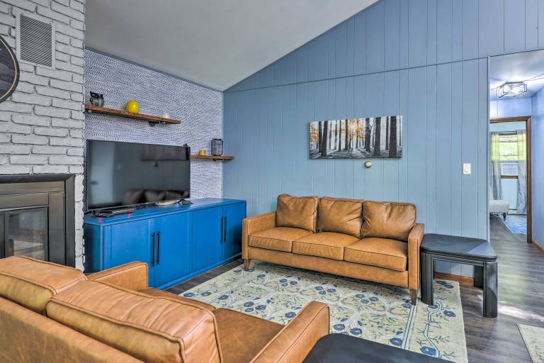 Wraparound Deck: Big Bass Lake Home in Gouldsboro — photo 5