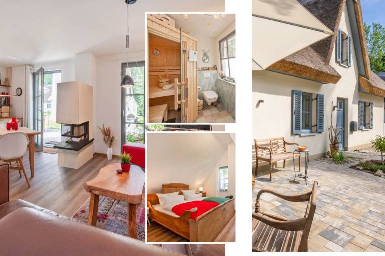 Ferienhaus mit Hund in Zirchow, Usedom für max. 4 Gäste