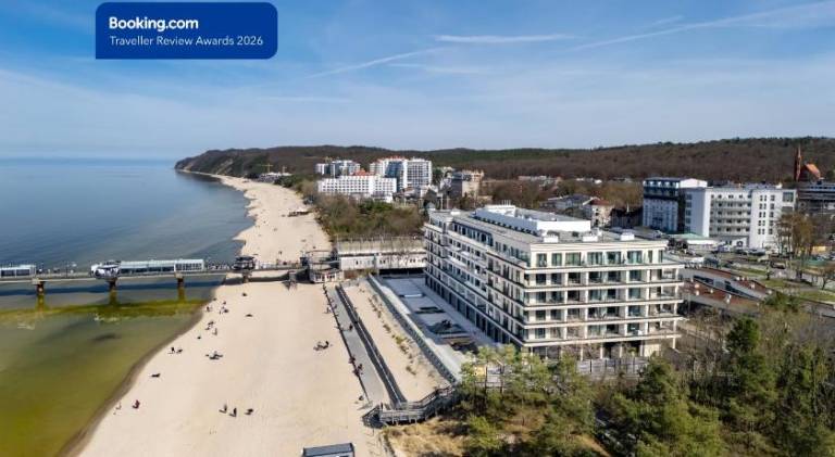 Holiday apartment with hot tub, sauna & patio | Beach nearby | Pets are welcome in Miedzyzdroje