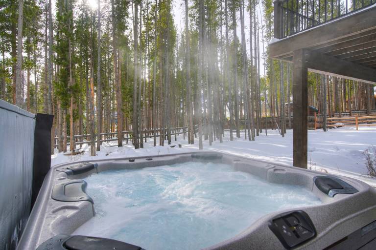 Breck Mountain Modern Hot Tub 2 Kings Pets EV Charger Sleeps 10 — photo 2