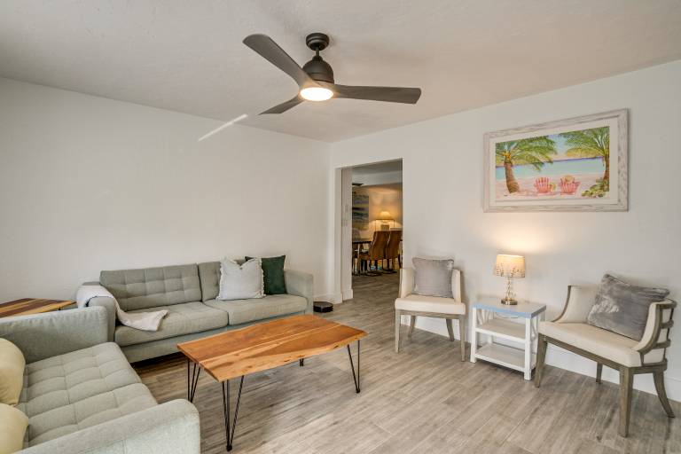 Unwind Poolside + Walk to Beach! Sarasota Retreat in Sarasota, FL