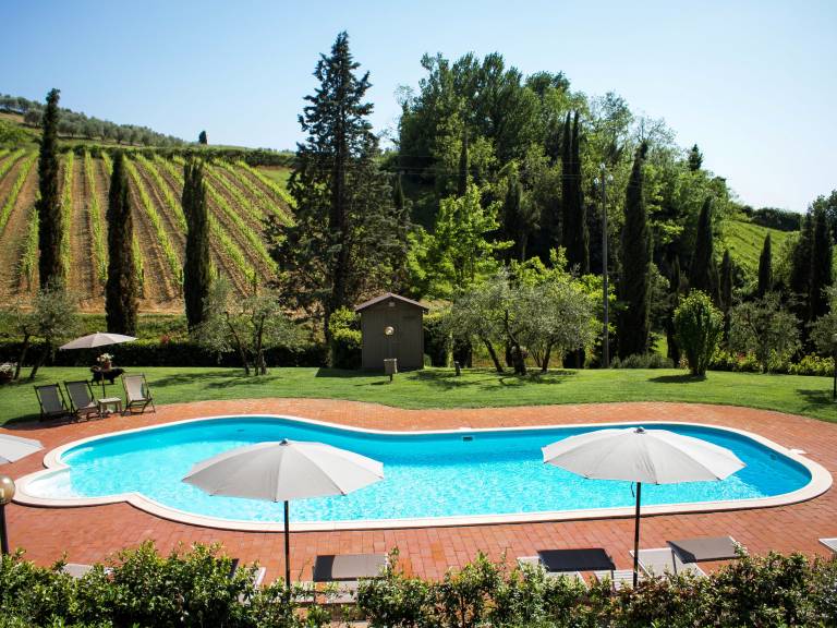 Fully equipped apartment with pool, garden & BBQ | Garden view | Suitable for remote work | Dogs allowed in San Miniato
