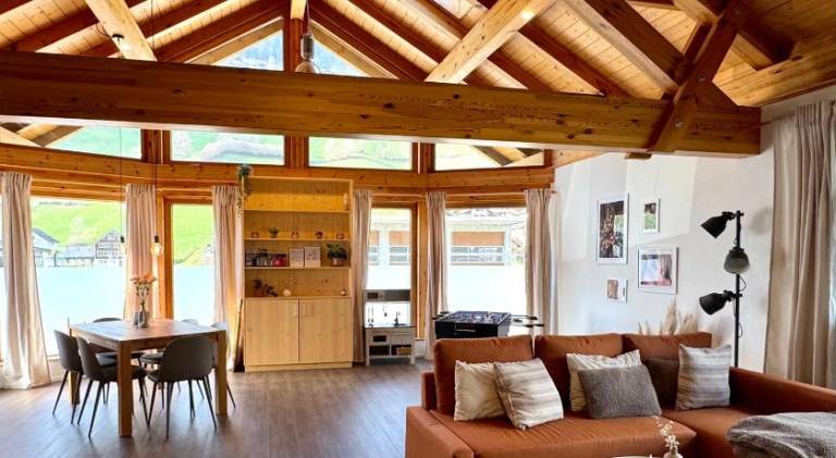 Holiday apartment with hot tub in Wildhaus-Alt St. Johann