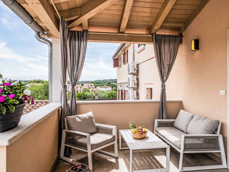 Ferienwohnung in Dračevac, Istrien f&uuml;r max. 2 Personen, 