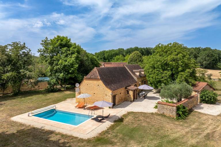 Ferienhaus in Val de Louyre and Caudeau, Sainte-Foy-de-Longas f&uuml;r max. 6 Personen am Atlantik