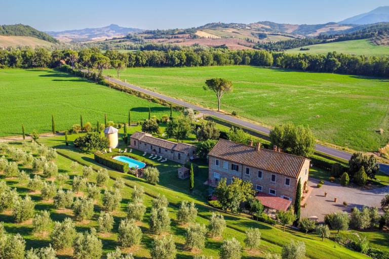 Ferienhaus in Pienza, Gallina f&uuml;r max. 18 Personen