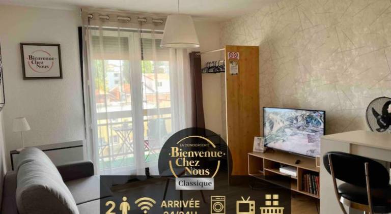 Apartment with 1 room for 2 persons in Aubiere