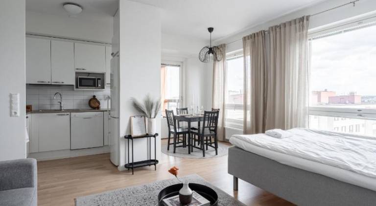 "Pyynikinkulma" - 1BR Apt with Stunning Views, Sauna & Balcony in Tampere