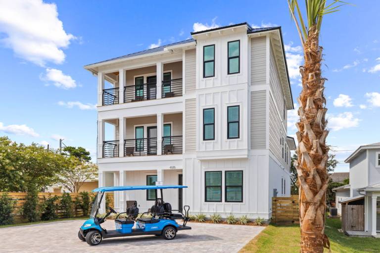 Black Pearl - Private Pool/Spa! Game Room! 6-Seater Golf Cart! 2 Min to Beach! — photo 2