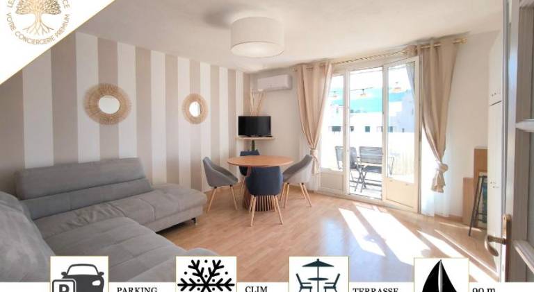Fully equipped rental apartment with terrace | Close to the beach | Good for workation | Pets are welcome in Cassis