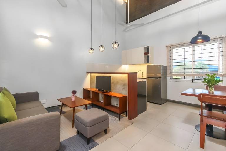 One Bedroom Apt with private kitchen, living room — photo 3