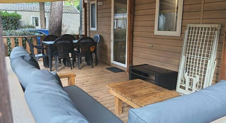 Mobil home prestations DELUXE 3ch climatise avec Parc Aquatique — photo 4