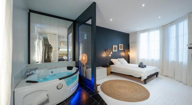 Holiday apartment with yard & jacuzzi in Toulouse