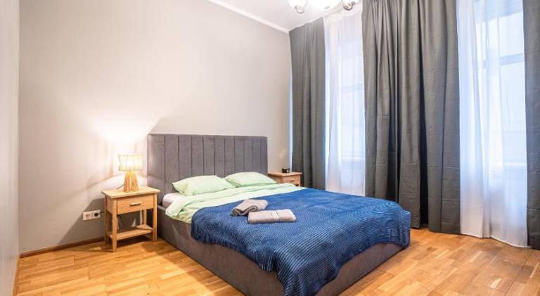 Spacious 2BR for 8 Guests, Quite Centre, Art Nouveau Riga Area in Riga