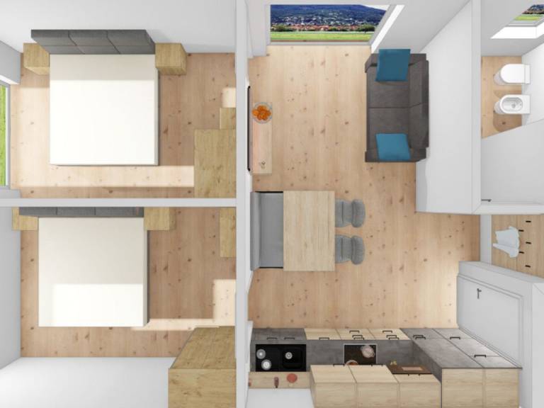 Ferienwohnung in Sankt Martin, Gsies für max. 6 Gäste