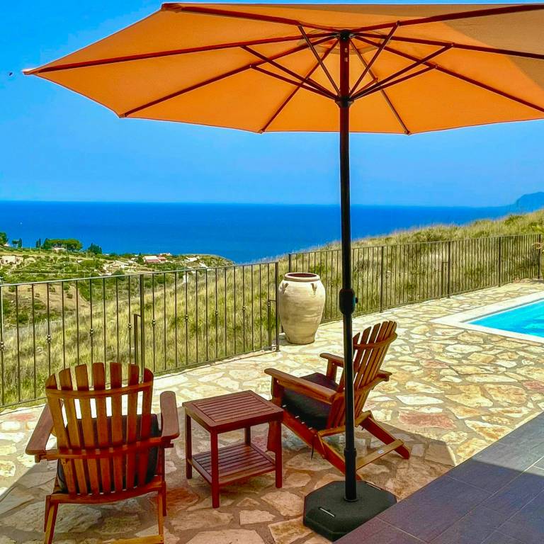 Sea view villa with panoramic pool near Scopello — photo 4