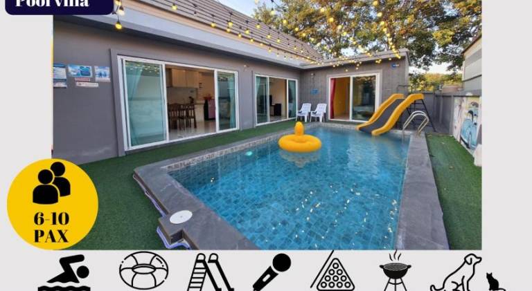 Wow Hua-Hin Pool Villa from beach 4km in Hua Hin