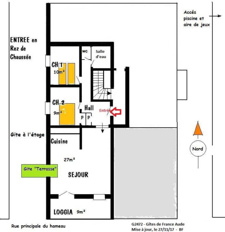 Gite with patio, barbeque & yard — photo 3