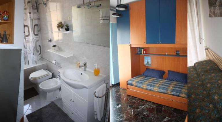 Rental apartment with 2 rooms for 5 persons in Camogli