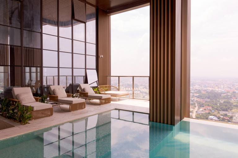 Apartment with sauna & pool | Perfect for remote work | Pets allowed in Phnom Penh