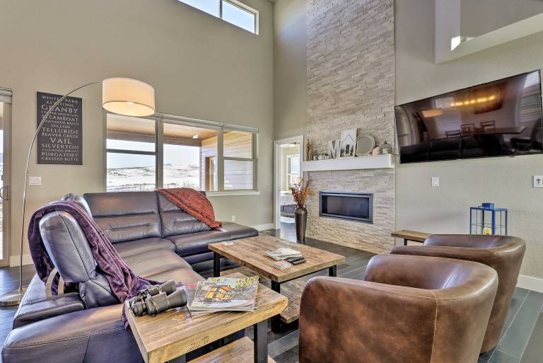 3 Mi to Granby Ranch Expansive Granby Retreat