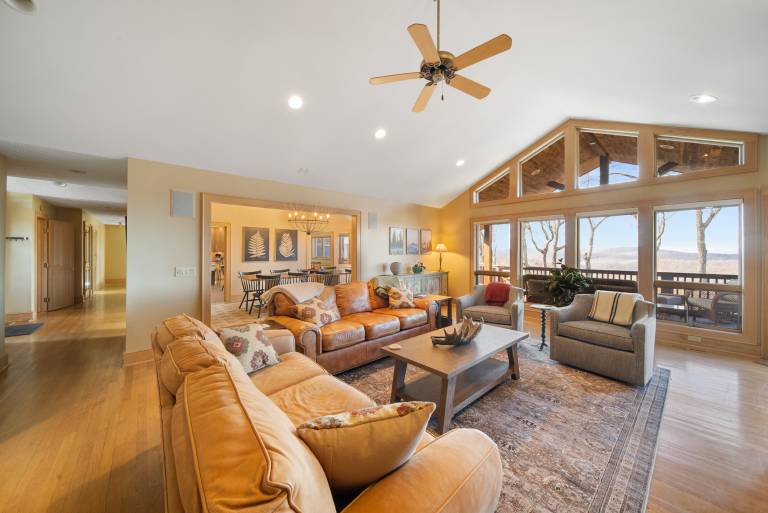 Luxe Mountain Lodge Sleeps 25: Views, Hot Tub, & Game Room near App Ski Mtn in Boone, NC