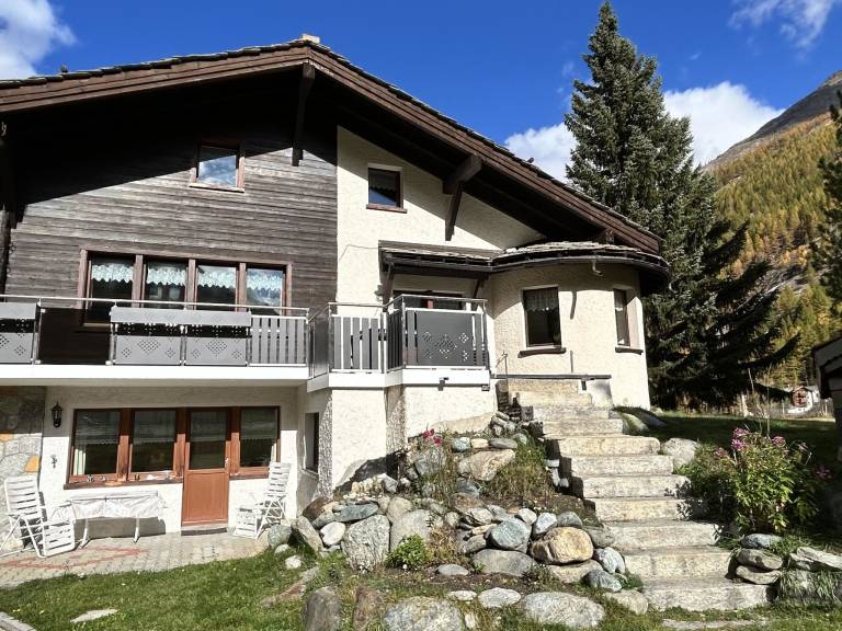 Ferienwohnung mit Hund in Saas-Fee, Schweiz f&uuml;r max. 3 Personen