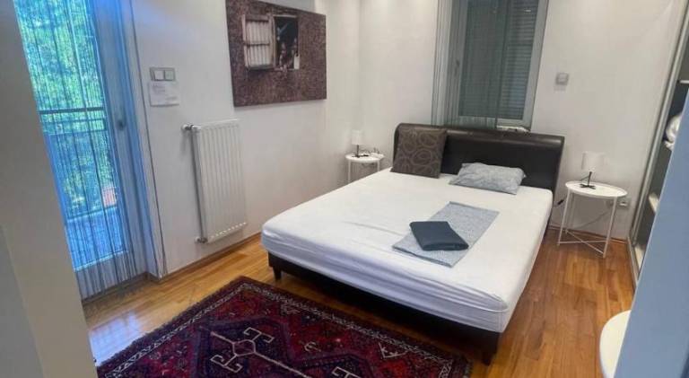 Rental apartment with terrace, yard & BBQ in Budapest