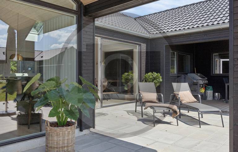 Ferienhaus mit Hund inÅrgab  f&uuml;r max. 14 Personen