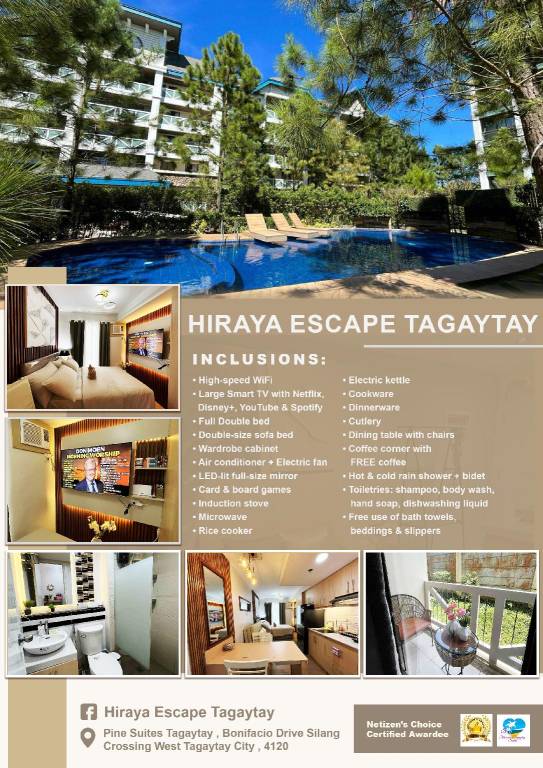 Beautiful holiday apartment with garden & pool | Good for workation | Dogs allowed in Tagaytay