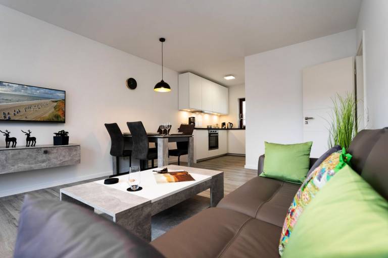 Strandnahes App. für 4 Personen mit Balkon, PKW-Stellplatz. Haustiere erlaubt. in Sylt