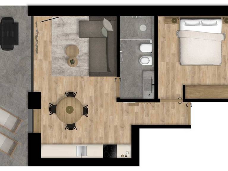 Ferienwohnung in Hafling Oberdorf, Hafling für max. 4 Personen