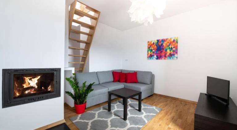 Rental apartment with patio, garden & grill in Krynica-Zdroj