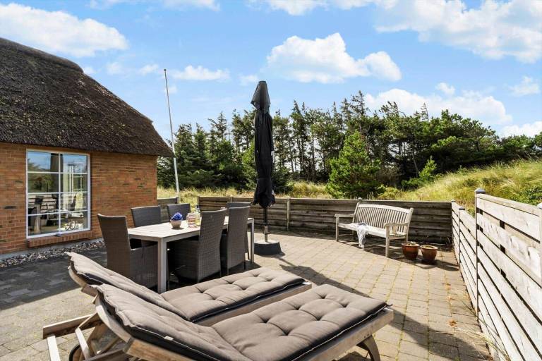 Ferienhaus mit Hund inKlegod Strand Nordseeküste Dänemark f&uuml;r max. 6 Personen