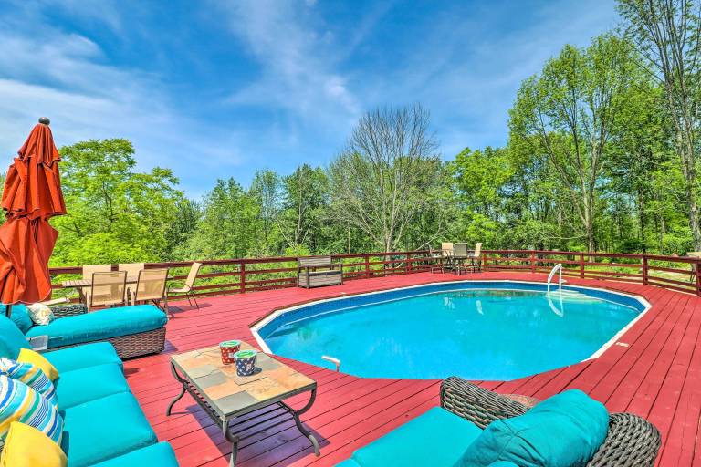 House  Roaring Brook Township