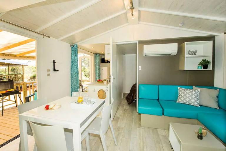 Campsite La Dune Blanche - Mobile home Premium 3 bdr. 6/8 pers. Covered Decking A/C TV — photo 2