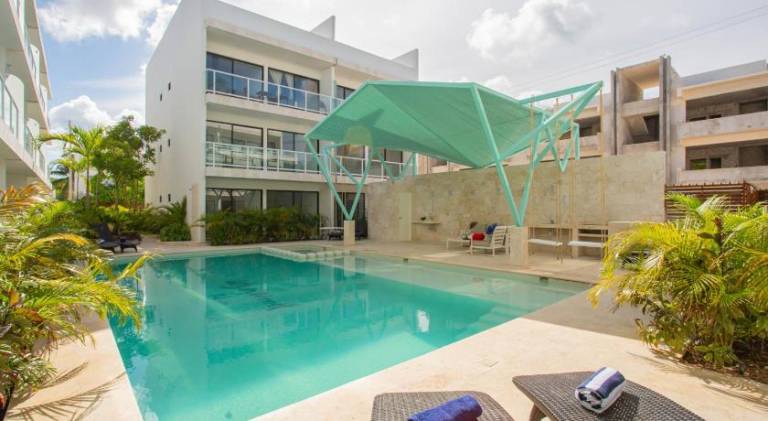 Holiday apartment with pool in Tulum