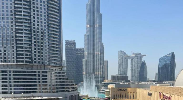 Fully equipped ample apartment with yard, patio & pool | Close to Burj Khalifa | Dogs allowed in Dubai