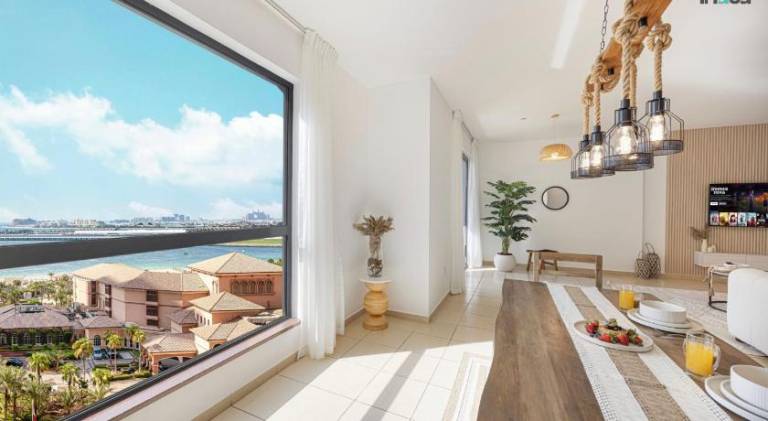 Luxury Boho 1BR with Full Sea & Ain Dubai View — photo 4
