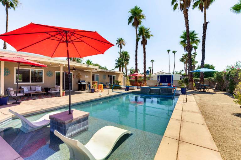 Private Pool & Putting Green Palm Springs Home