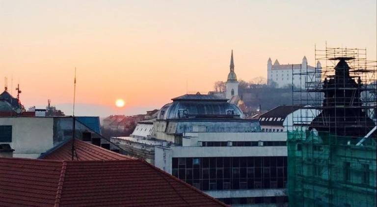 Cozy 1 bed top floor apartment in the Old town Bratislava in Bratislava