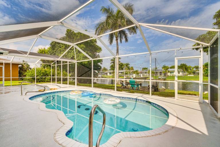 Dock & Fire Pit! Breezy Cape Coral Getaway in Cape Coral, FL